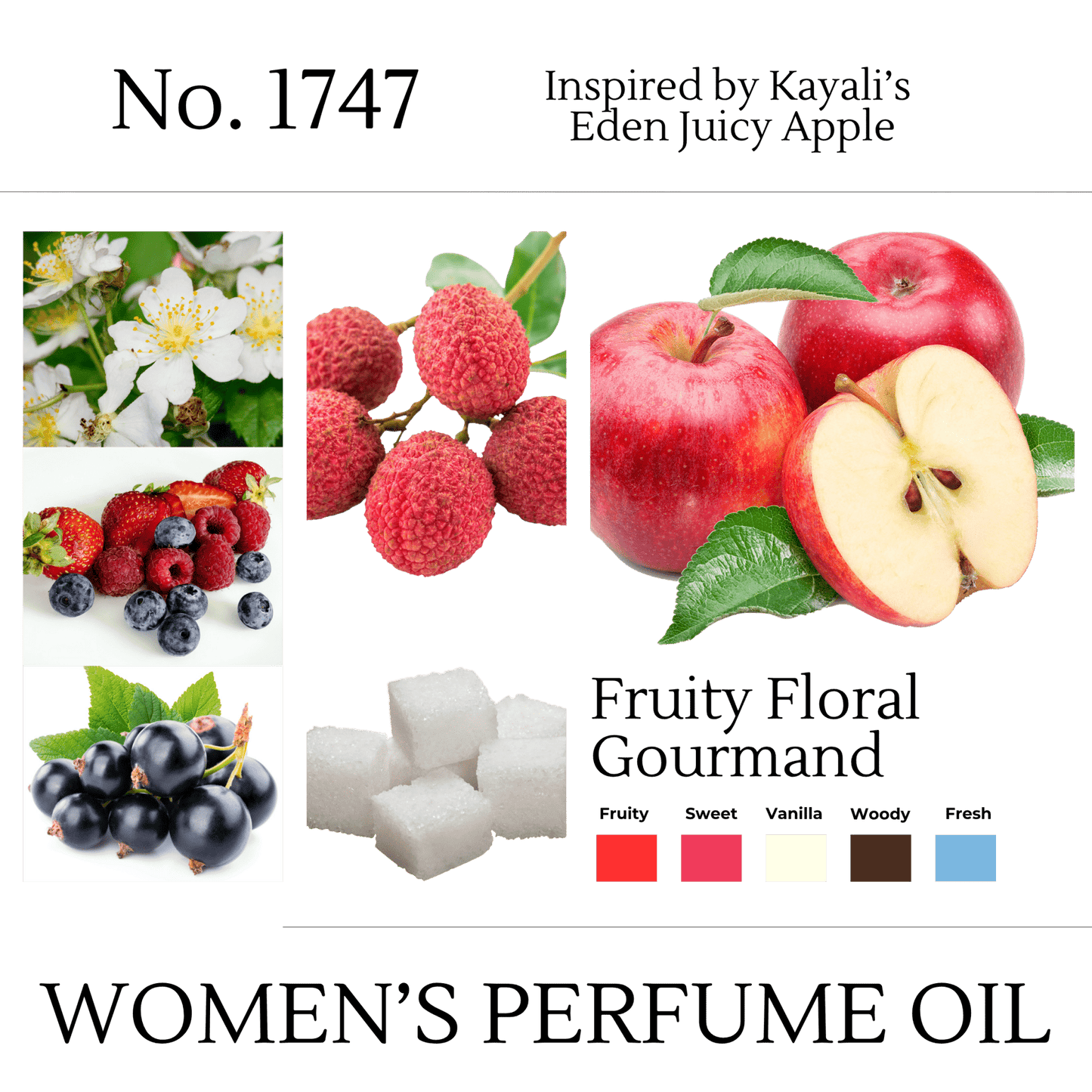 EDEN JUICY APPLE | No. 1747 | PERFUME OIL IMPRESSION - COMFORTCRAFTS.COM
