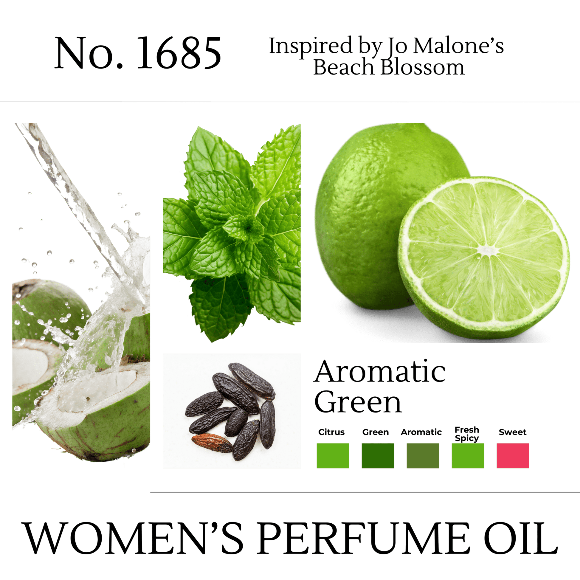 BEACH BLOSSOM | No. 1685 | PERFUME OIL IMPRESSION - COMFORTCRAFTS.COM
