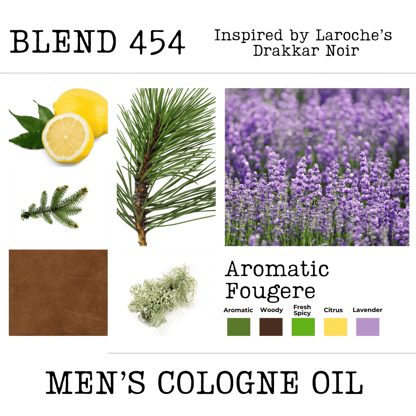 DRAKKAR NOIR | BLEND 454 | COLOGNE OIL IMPRESSION - COMFORTCRAFTS.COM