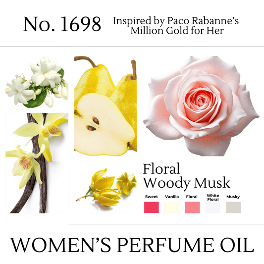 MILLION GOLD FOR HER | No. 1698 | PERFUME OIL IMPRESSION - COMFORTCRAFTS.COM