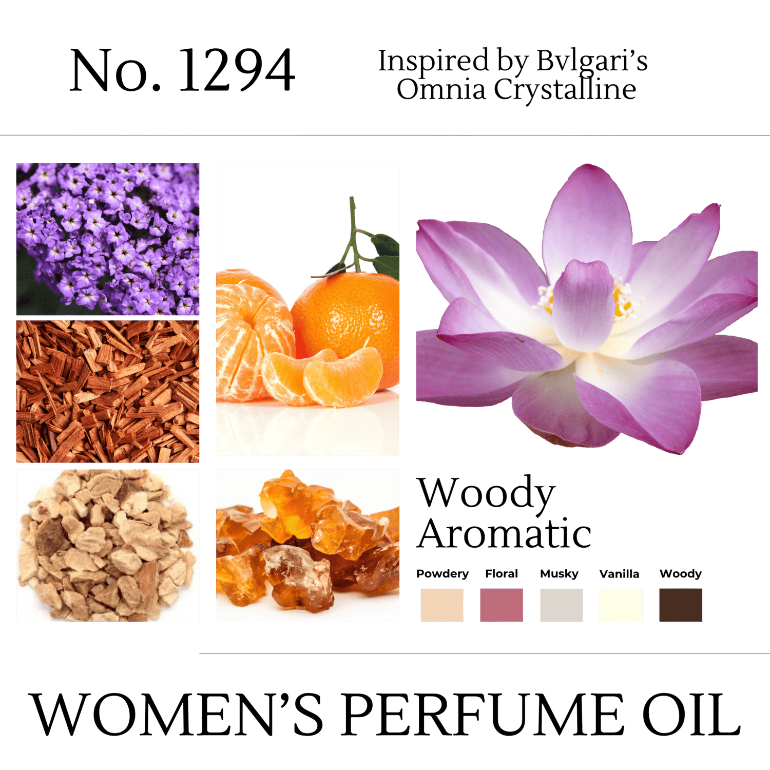 OMNIA CRYSTALLINE | No. 1294 | PERFUME OIL IMPRESSION - COMFORTCRAFTS.COM