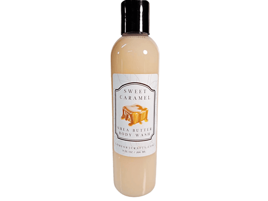 SWEET CARAMEL - MOISTURIZING BODY WASH - 9 fl oz / 266 ml / $10.95 - COMFORTCRAFTS.COM