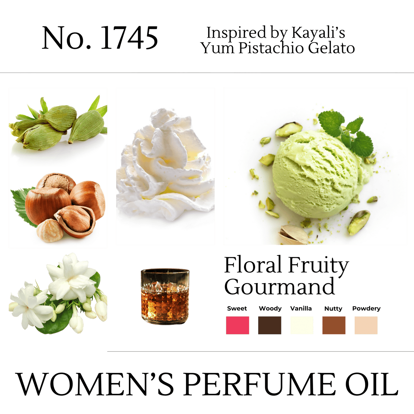 YUM PISTACHIO GELATO | No. 1745 | PERFUME OIL IMPRESSION - COMFORTCRAFTS.COM