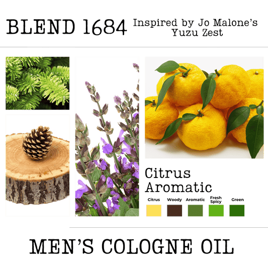 YUZU ZEST | BLEND 1684 | COLOGNE OIL IMPRESSION - COMFORTCRAFTS.COM